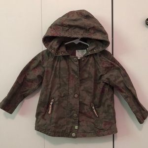 Zara baby camo/floral print anorak
